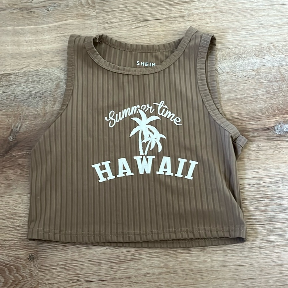 SUMMER TIME HAWAII crop top